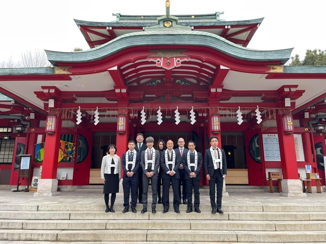 富岡八幡宮で。【テニスショップ通販店長のブログ＠テニスショップLAFINO 西山克久】