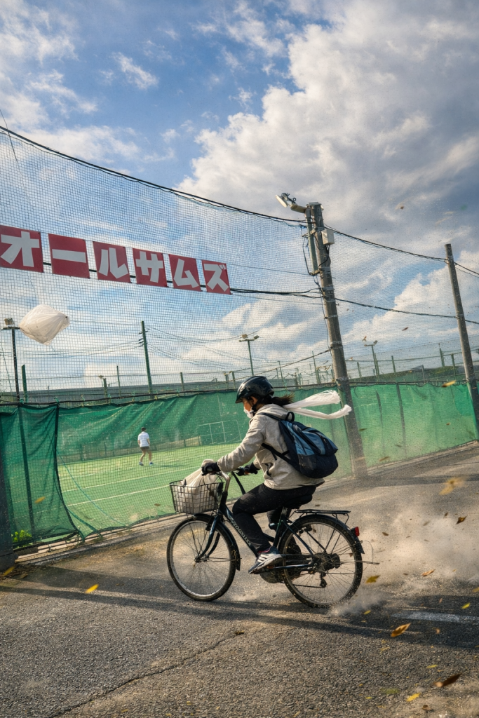 風にも負けずオールサムズさんへ。【テニスショップ通販店長のブログ＠テニスショップLAFINO 西山克久】